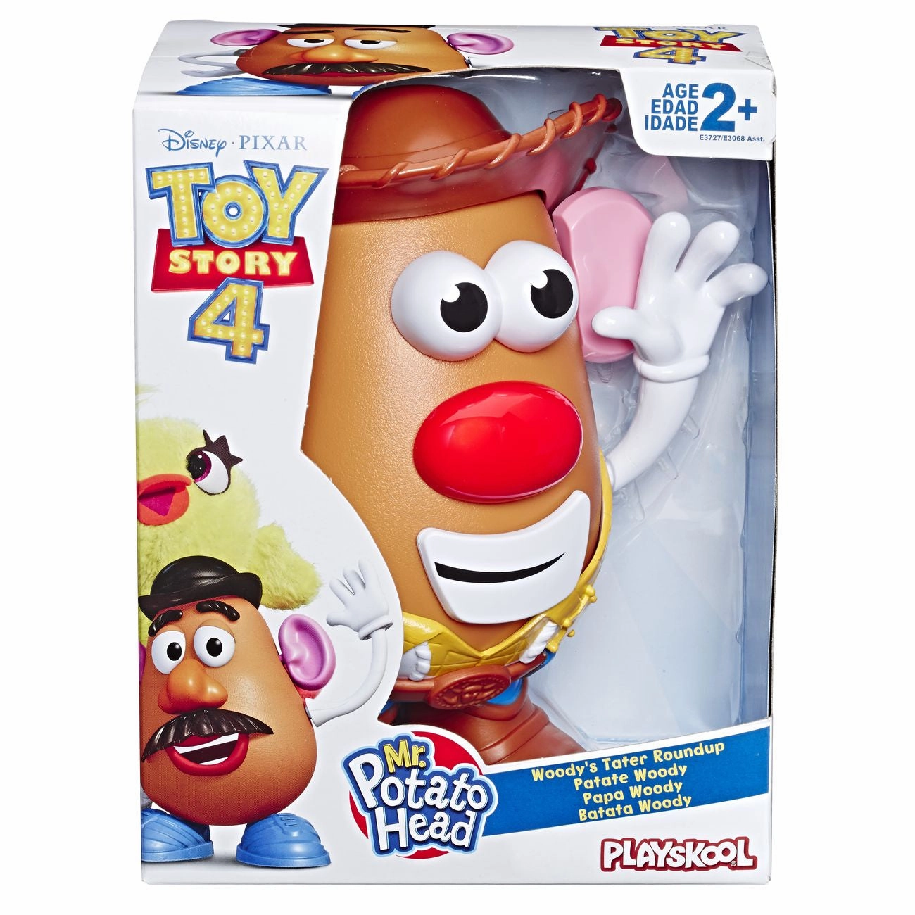 PLAYSKOOL MR. POTATO HEAD TOY STORY 4 CLASSIC WOODY'S TATER ROUNDUP