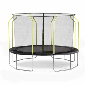 Plum 12ft Junior Trampoline and Enclosure with Safety Net - Indoor & Outdoor Trampoline for Ages 6-16 Years