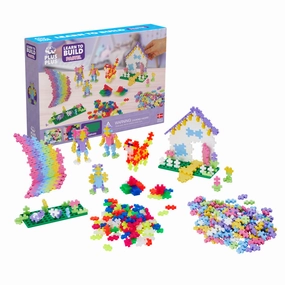 Plus-Plus Learn to Build Set - Pastel & Neon Mix, 400 Pieces - Ages 5 