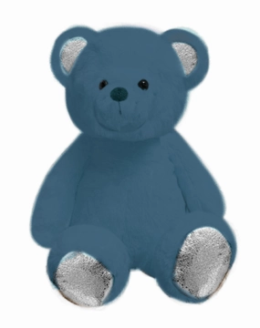 Plush Russ Crackle Bears 14 Inch Blue