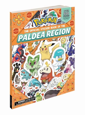 Pokemon Paldea Region Official Sticker Adventure Book