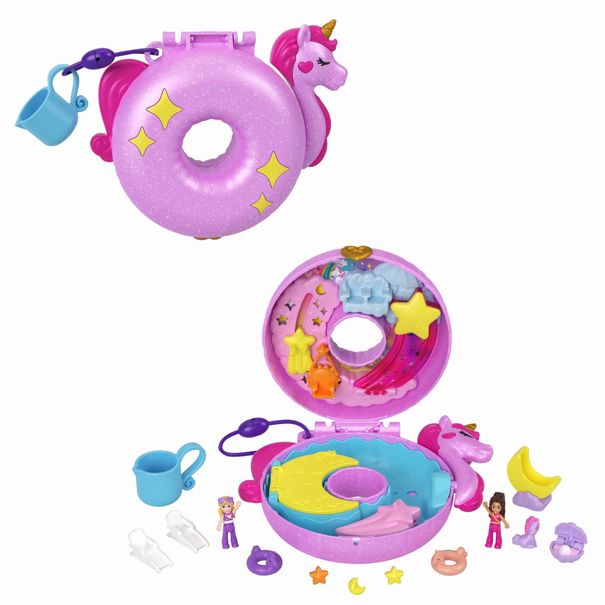 Polly Pocket Big Pocket World Unicorn Floatie Compact