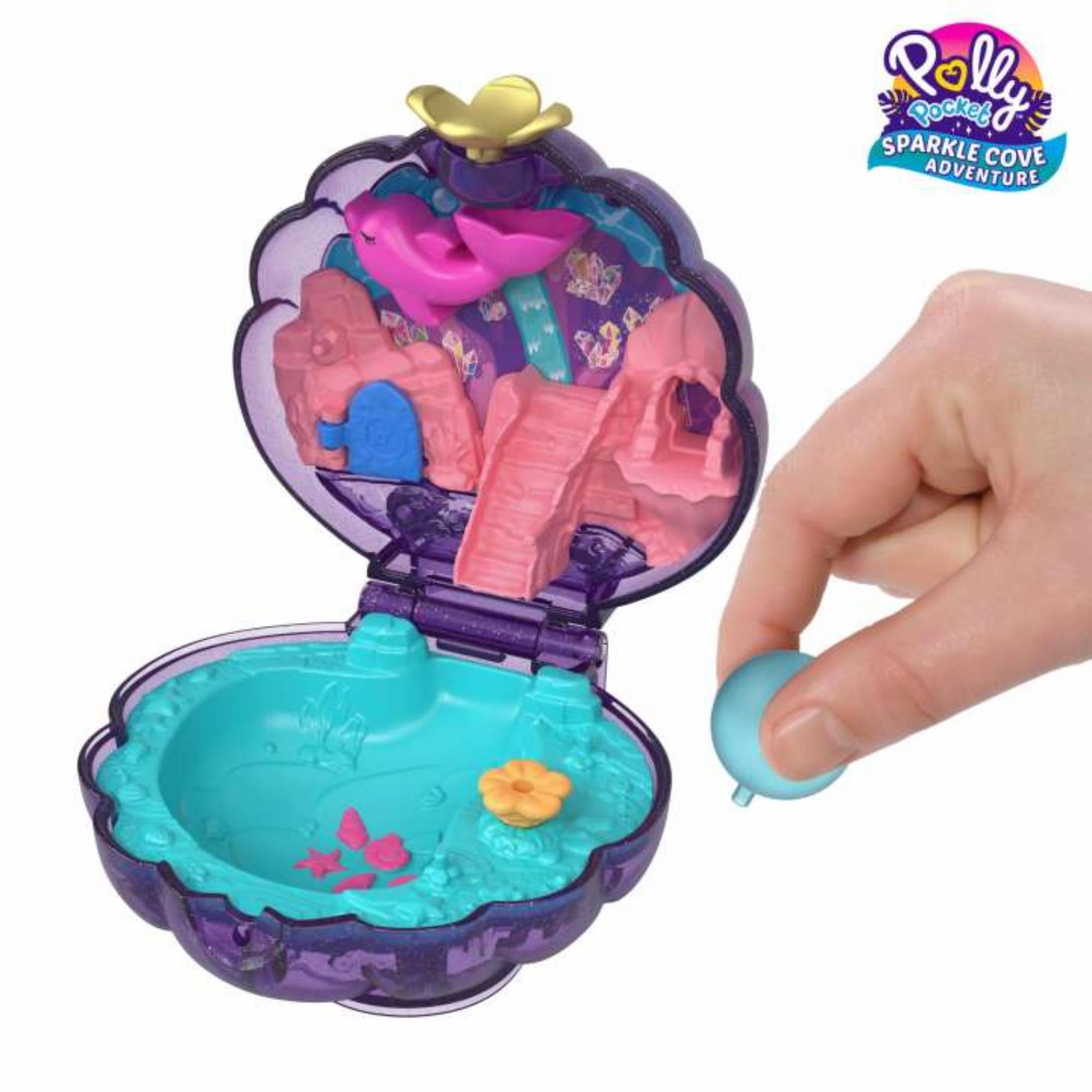 Polly Pocket Sparkle Cove Adventure Compact - Purple