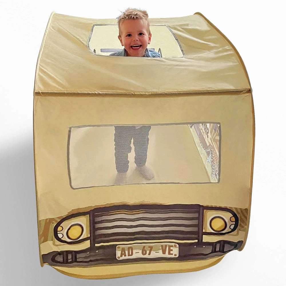 Pop It Up Safari Truck Tent - Wildlife Themed Playhouse