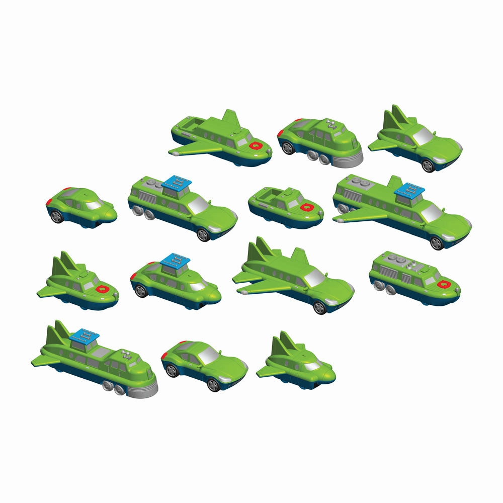 Popular Playthings Magnetic Mix or Match Vehicles Set #1
