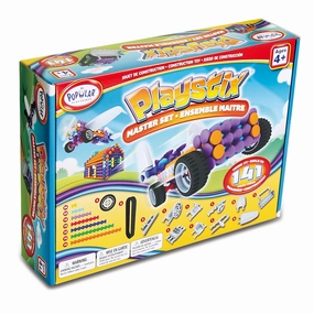 Popular Playthings Playstix 141-Piece Master Construction Set