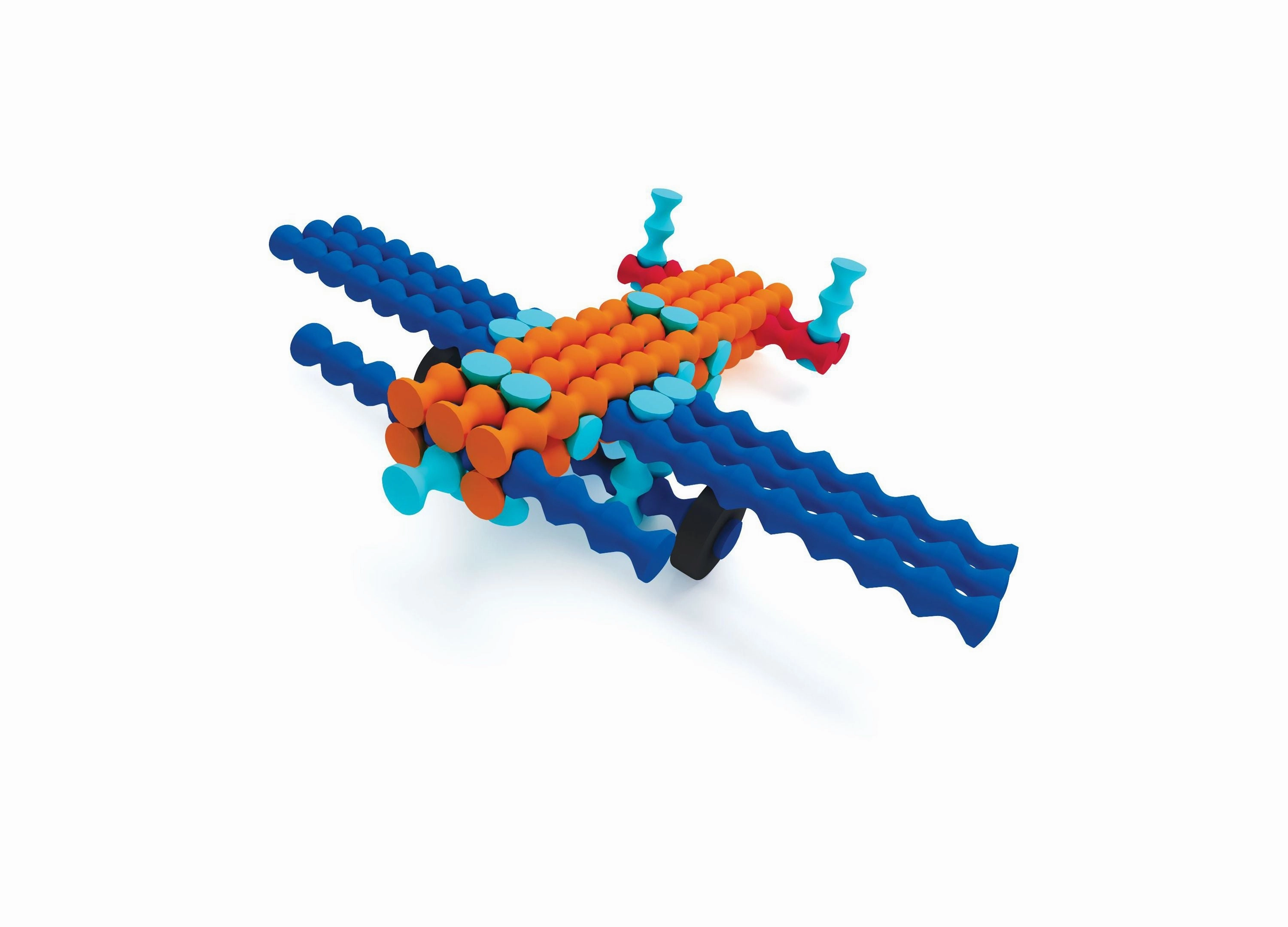 Popular Playthings Playstix Vehicles Set - 130 Pieces