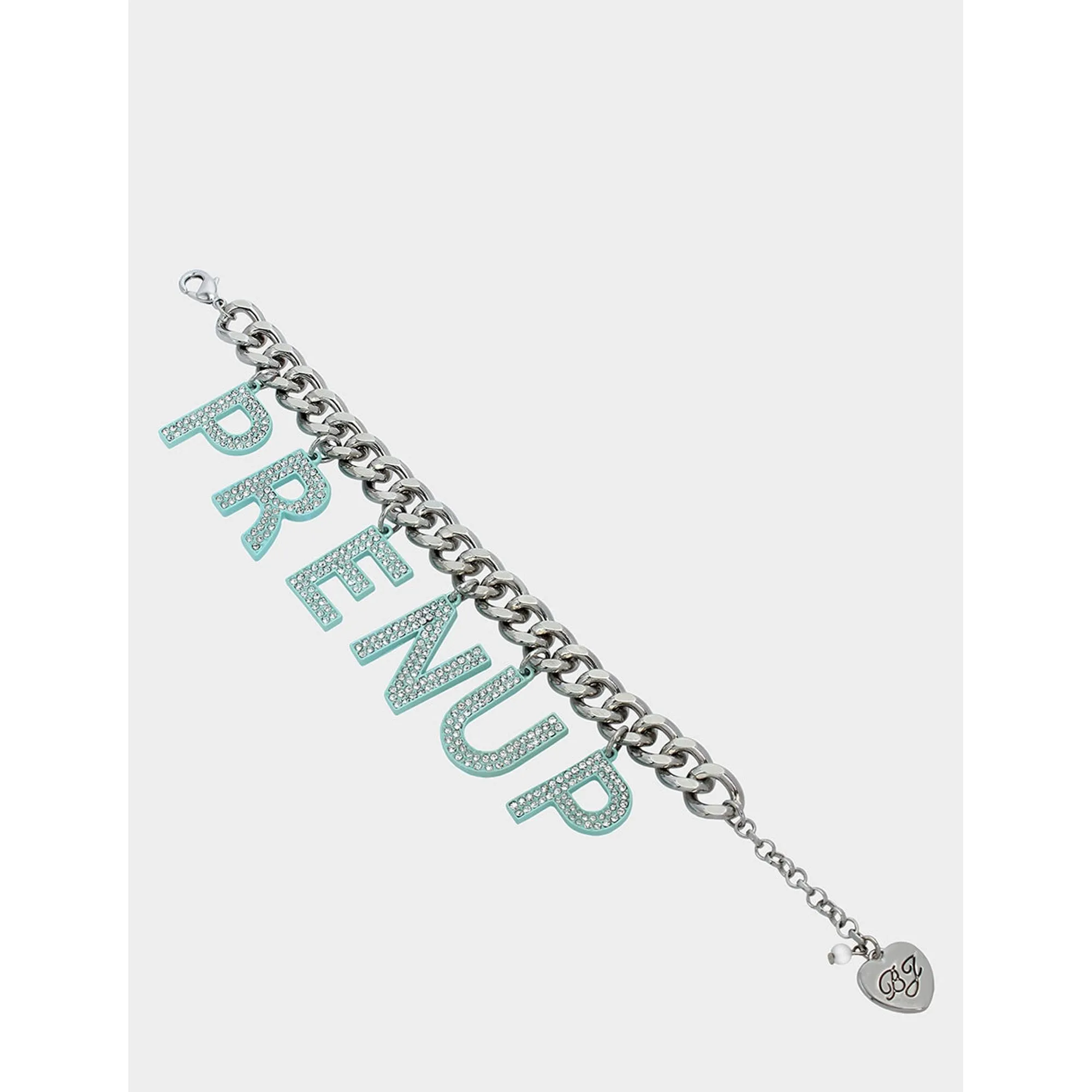 Prenup Charm Bracelet Crystal Betsey Johnson Jewelry