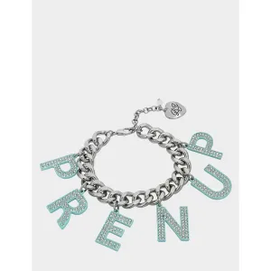 Prenup Charm Bracelet Crystal Betsey Johnson Jewelry