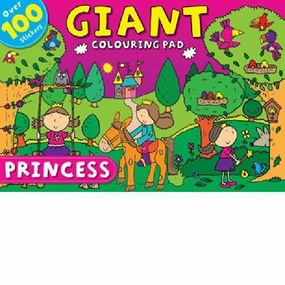 PRINCESS GIANT COLOURING PAD