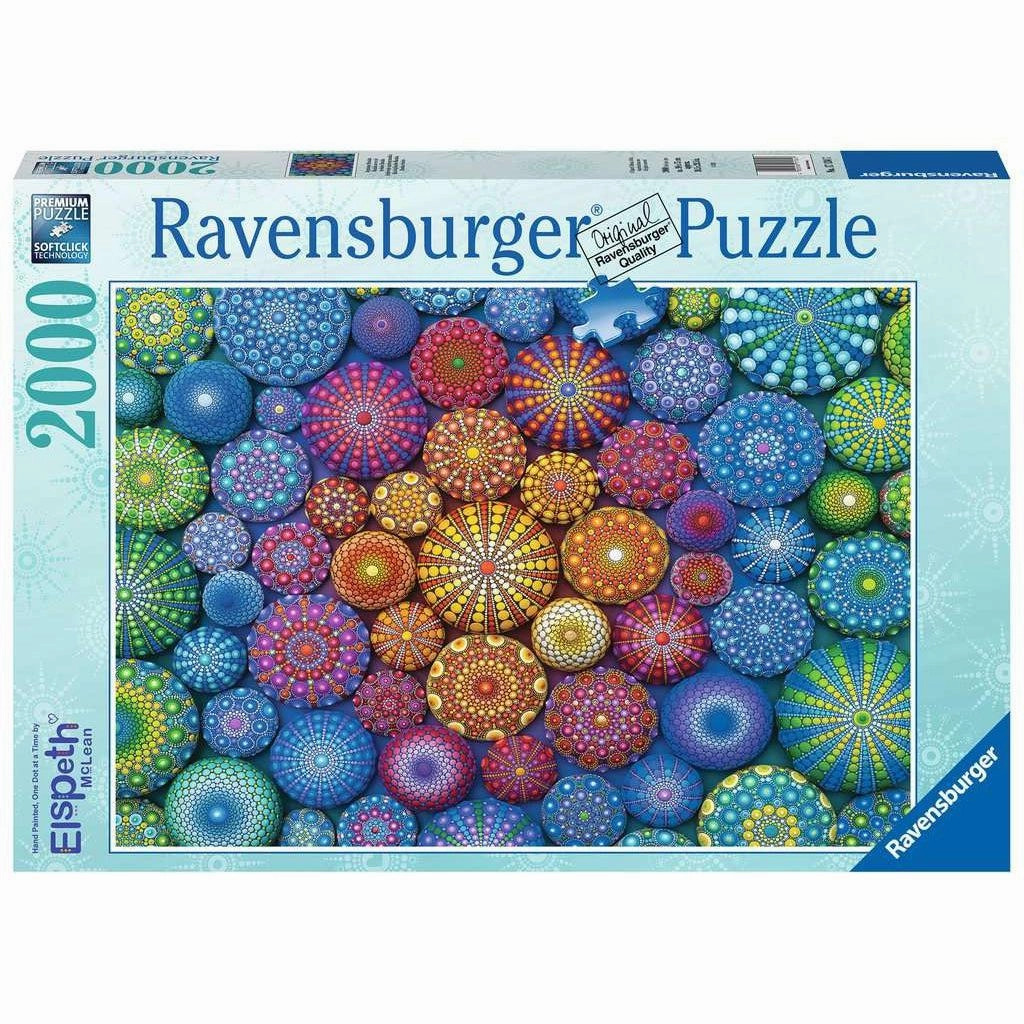 Radiating Rainbow Mandalas 2000pc