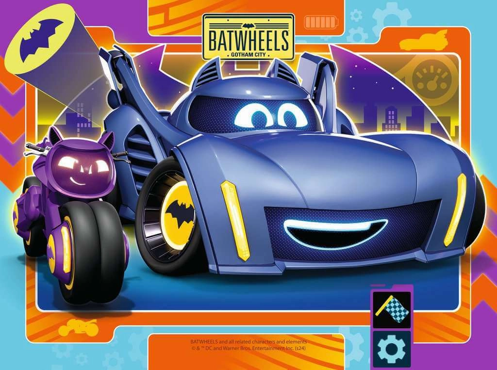 Ravensburger Batwheels 4 in a Box Jigsaw Puzzles for Ages 3 and Up