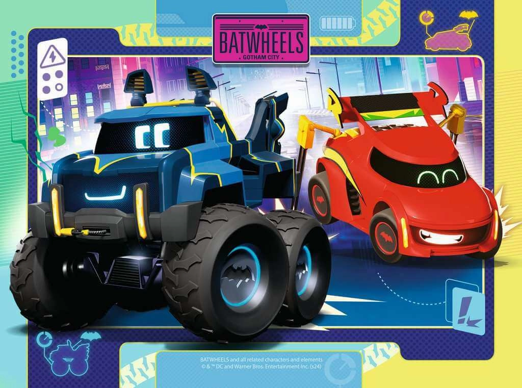 Ravensburger Batwheels 4 in a Box Jigsaw Puzzles for Ages 3 and Up