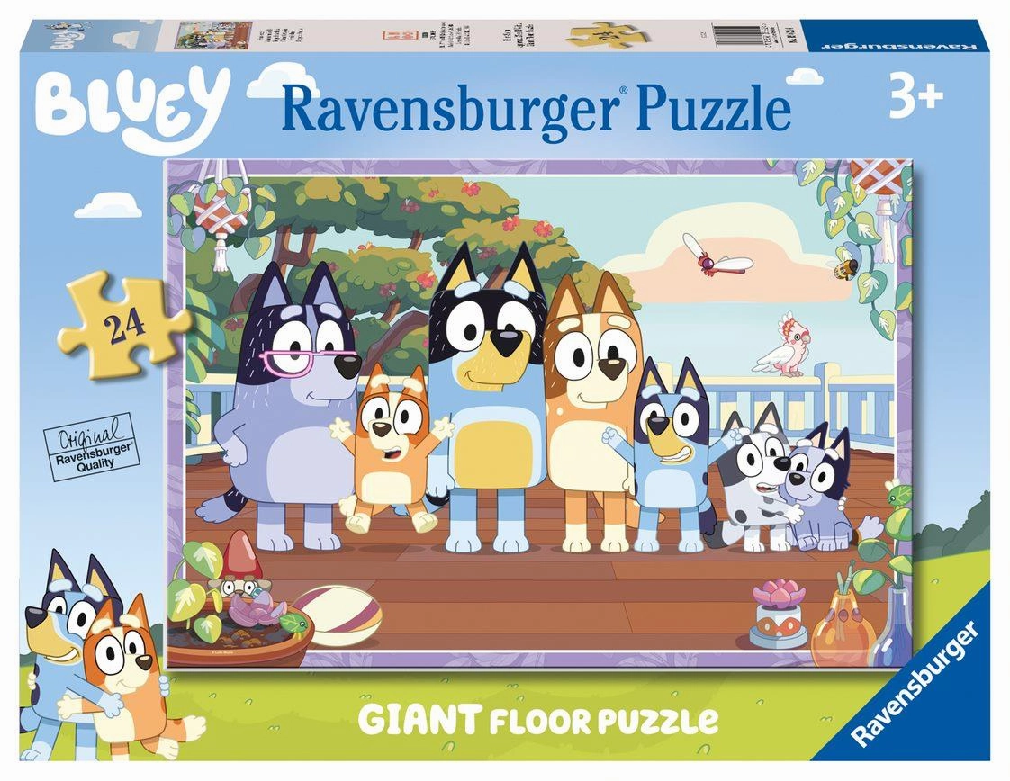 Ravensburger Bluey 24 Piece Giant Floor Jigsaw Puzzle for Ages 3 and Up