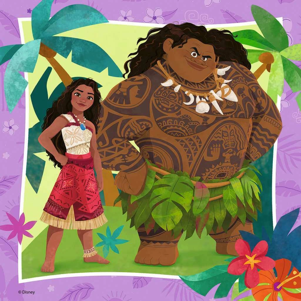 Ravensburger Disney Moana 2 3 x 49 Piece Jigsaw Puzzles for Ages 5 
