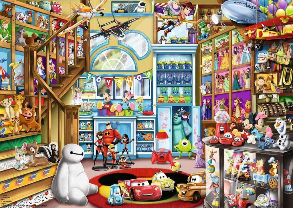 Ravensburger Disney Pixar Toy Store 1000 PC Jigsaw Puzzle for Ages 14 