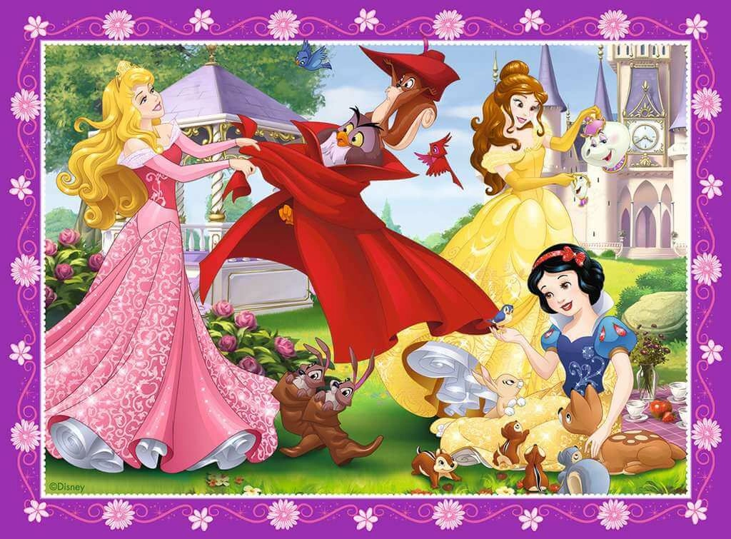 Ravensburger Disney Princess 4 in a Box Jigsaw Puzzles for Ages 3 & Up
