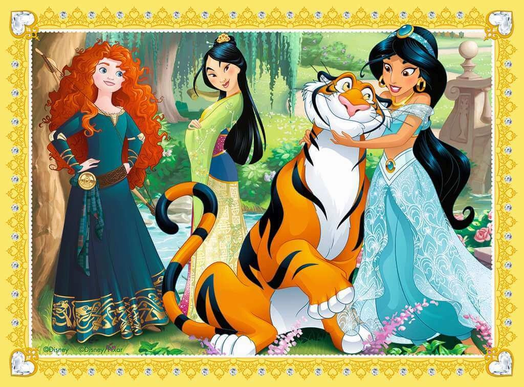 Ravensburger Disney Princess 4 in a Box Jigsaw Puzzles for Ages 3 & Up