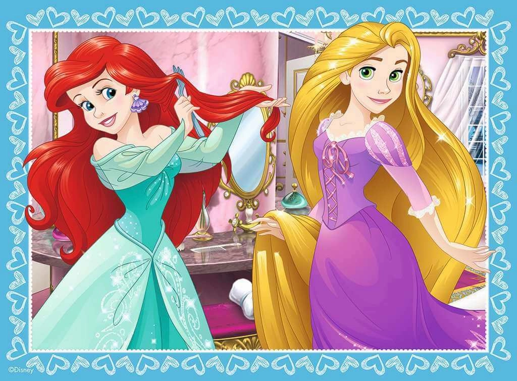 Ravensburger Disney Princess 4 in a Box Jigsaw Puzzles for Ages 3 & Up