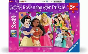 Ravensburger Disney Princess Girl Power! 3x49 PC Jigsaws for Ages 5 