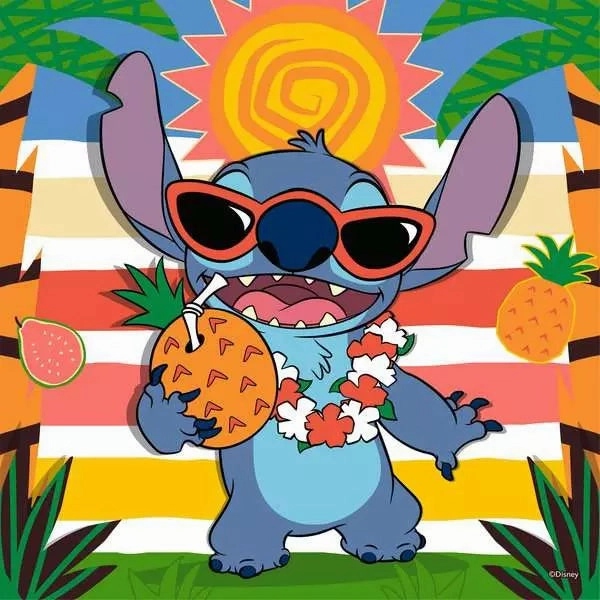 Ravensburger Disney Stitch 3 x 49 Piece Jigsaw Puzzles for Ages 5 & Up
