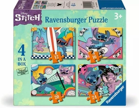 Ravensburger Disney Stitch 4 in a Box Jigsaw Puzzles for Ages 3 and Up