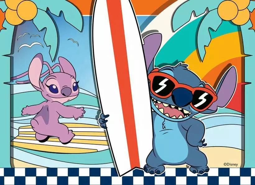 Ravensburger Disney Stitch 4 in a Box Jigsaw Puzzles for Ages 3 and Up