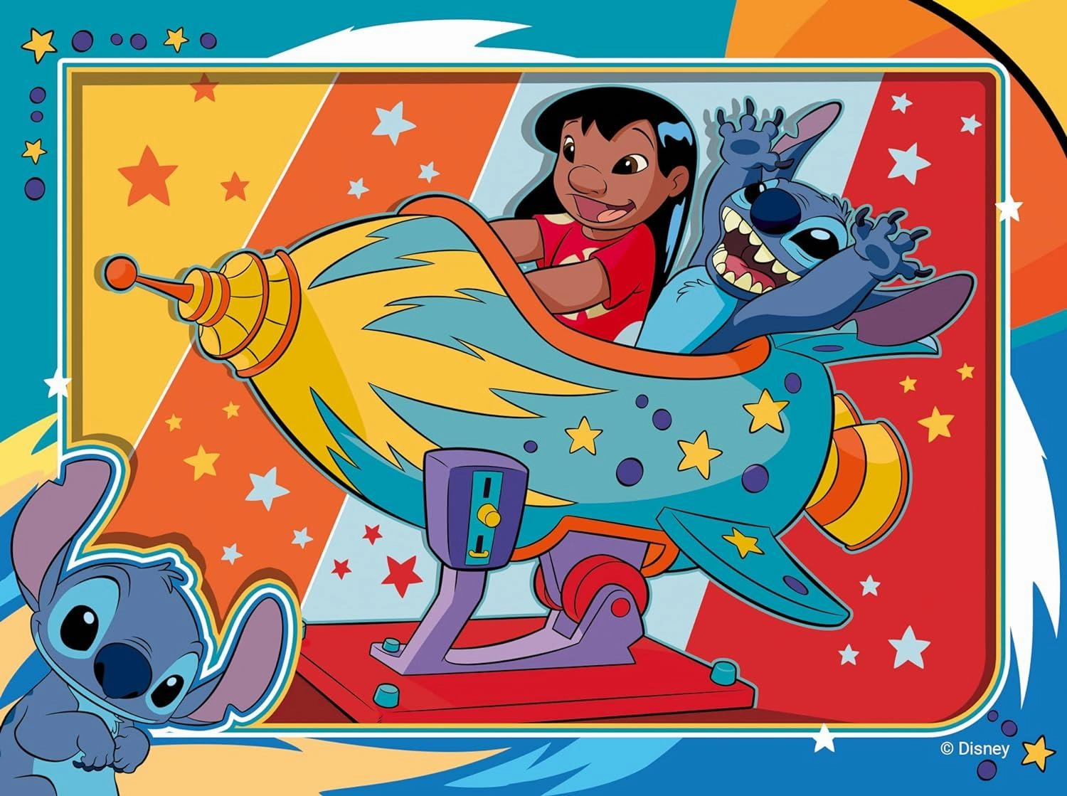Ravensburger Disney Stitch 4 in a Box Jigsaw Puzzles for Ages 3 and Up