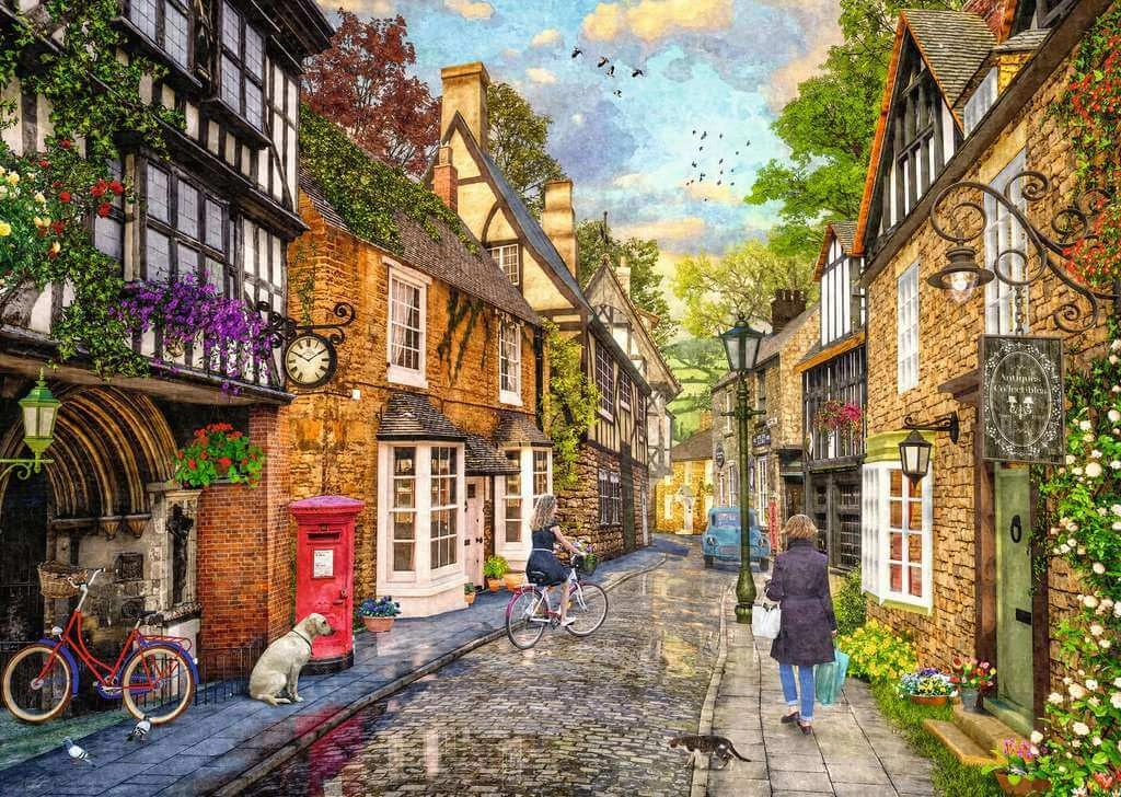 Ravensburger Down the Lane No.2 Meadow Hill Lane 1000PC Jigsaw Age 14 