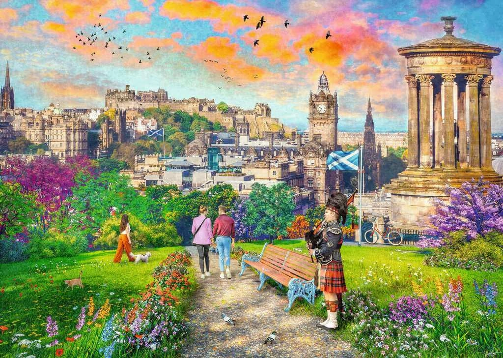 Ravensburger Edinburgh Romance 1000 Piece Jigsaw Puzzle for Ages 14 