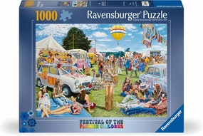 Ravensburger Festival of the Flower Children 1000PC Jigsaw for Age 14 