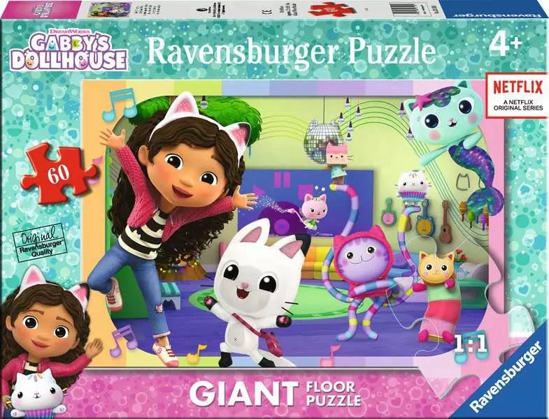 Ravensburger Gabby's Dollhouse 60 Piece Giant Floor Puzzle for Ages 4 