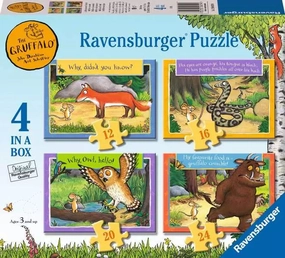 Ravensburger Gruffalo 4 in a Box Jigsaw Puzzles for Ages 3 and Up