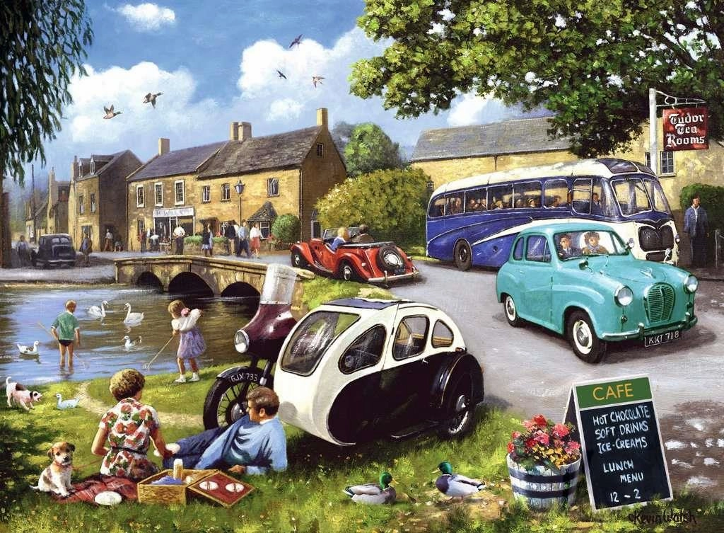 Ravensburger Happy Days 2 Days Out 4 x 500 Piece Jigsaws for Ages 10 