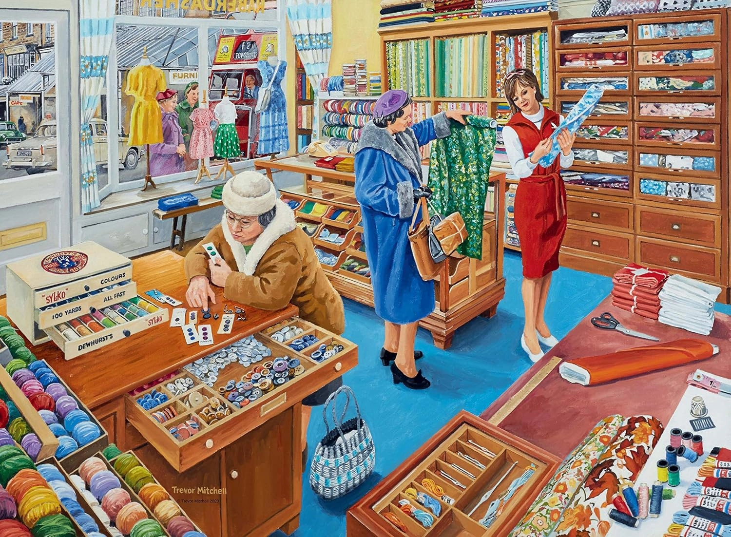 Ravensburger Happy Days at Work No18 The Haberdasher 500PC Jigsaw Age 10 