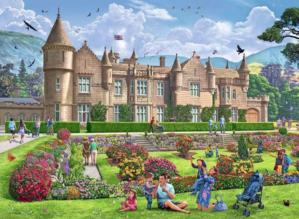 Ravensburger Happy Days No5 Royal Residences 4x500 PC Jigsaws Age 10 