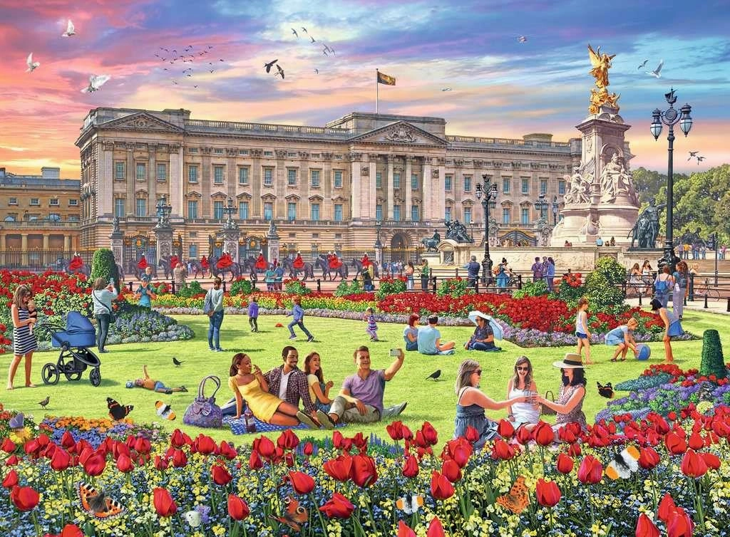 Ravensburger Happy Days No5 Royal Residences 4x500 PC Jigsaws Age 10 