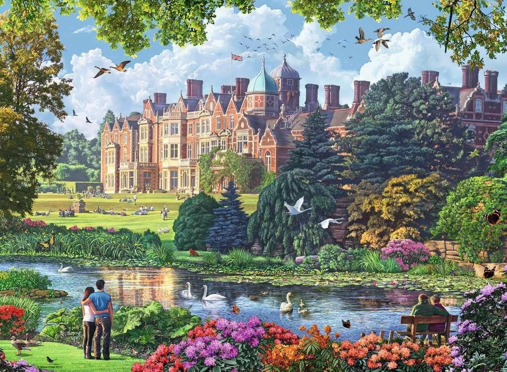 Ravensburger Happy Days No5 Royal Residences 4x500 PC Jigsaws Age 10 