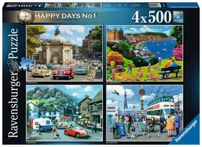 Ravensburger Happy Days No.1 Look North! 4x500 PC Jigsaws for Ages 10 