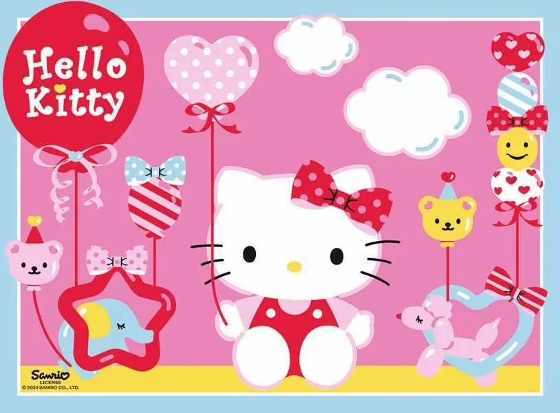 Ravensburger Hello Kitty 4 in a Box Jigsaw Puzzles for Ages 3 and Up