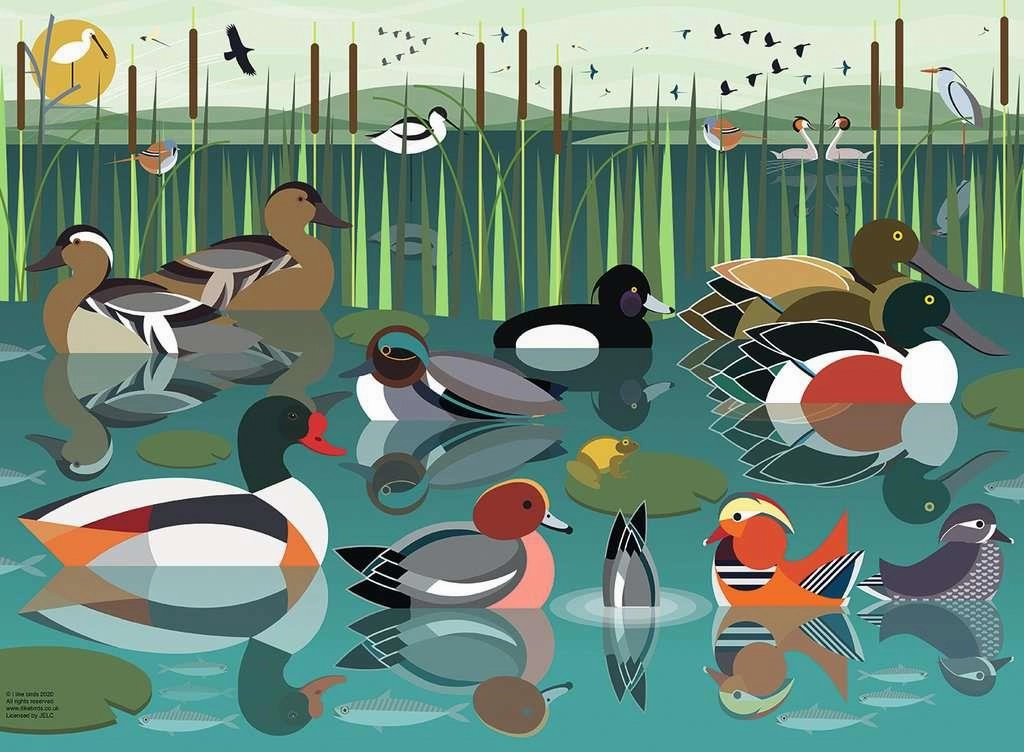 Ravensburger I Like Birds Waterlands 500 Piece Jigsaw for Ages 10 & Up