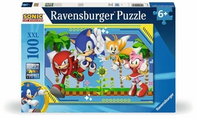 Ravensburger Knuckles, Sonic, Tails, Amy 100 XXL PC Jigsaw for Ages 6 