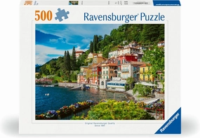 Ravensburger Lake Como, Italy 500 Piece Jigsaw Puzzle for Ages 10 & Up