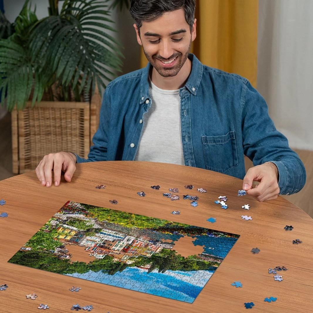 Ravensburger Lake Como, Italy 500 Piece Jigsaw Puzzle for Ages 10 & Up