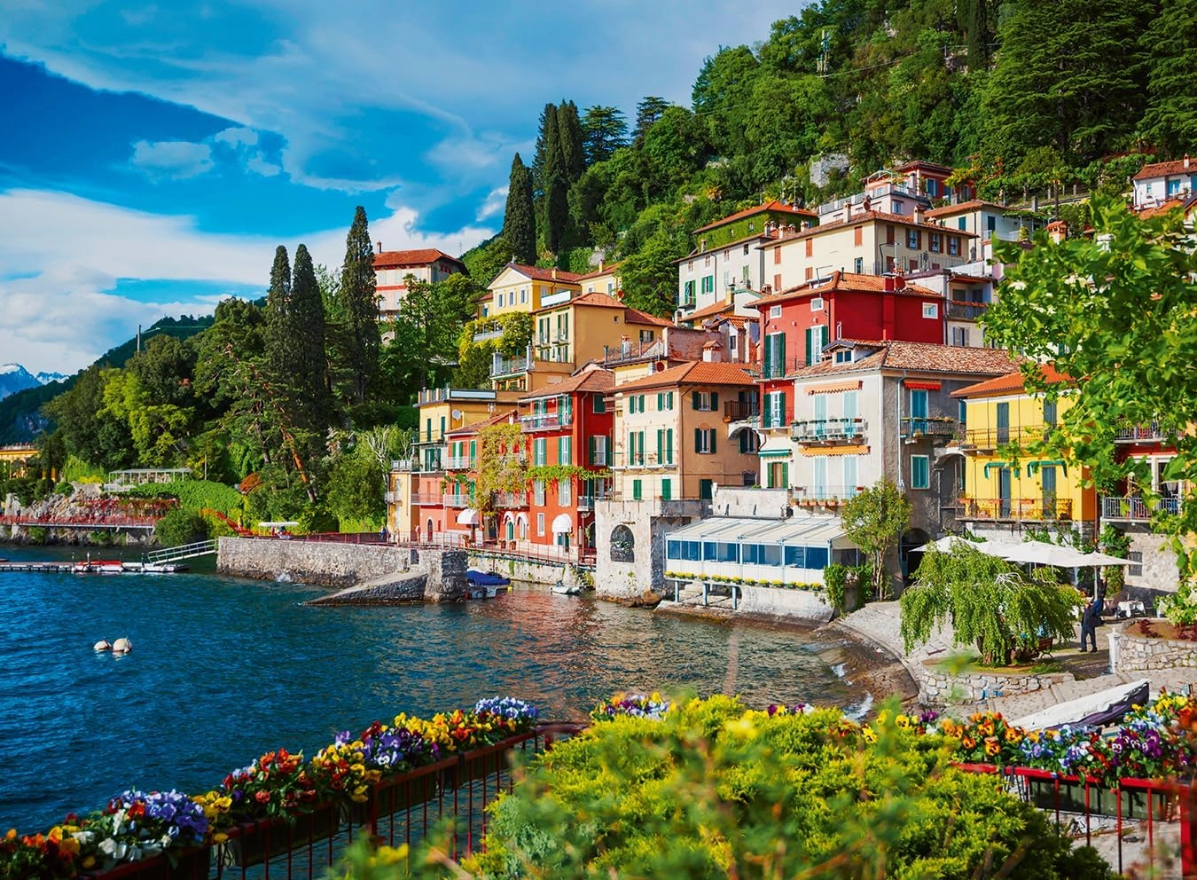 Ravensburger Lake Como, Italy 500 Piece Jigsaw Puzzle for Ages 10 & Up