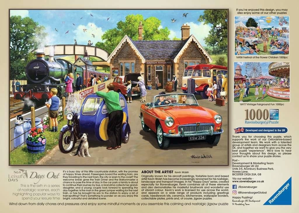 Ravensburger Leisure Days No.6 Days Out 1000 Piece Jigsaw for Ages 14 