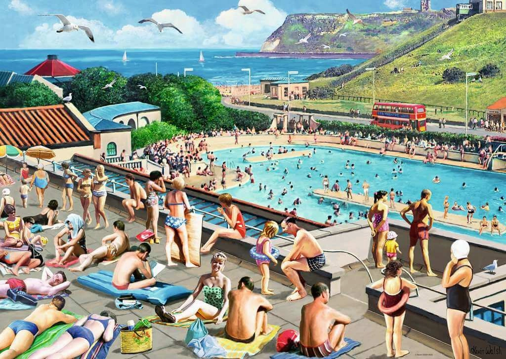 Ravensburger Leisure Days No.8 Scarborough & Pool 1000PC Jigsaw Age 14 