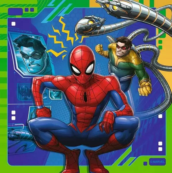 Ravensburger Marvel Spider-Man 3 x 49 Piece Jigsaw Puzzles for Ages 5 