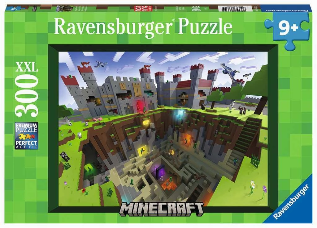 Ravensburger Minecraft Cutaway 300 XXL Piece Jigsaw Puzzle for Ages 9 
