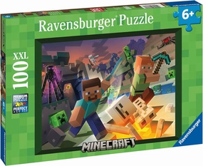Ravensburger Monster Minecraft XXL 100 Piece Jigsaw for Ages 6 and Up